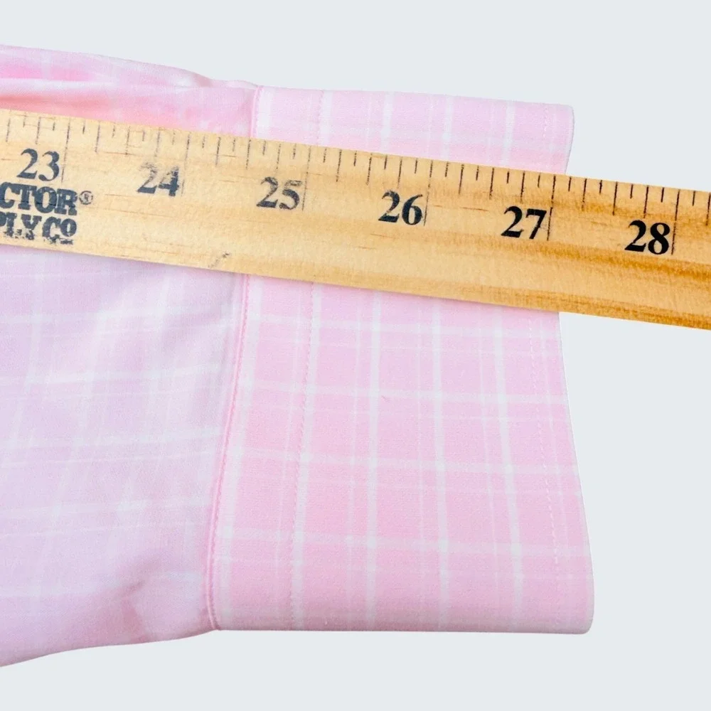 Eton Contemporary Fit Twill Dress Shirt Mens‎ XXL 18 (46) Pink Long Sleeve $270